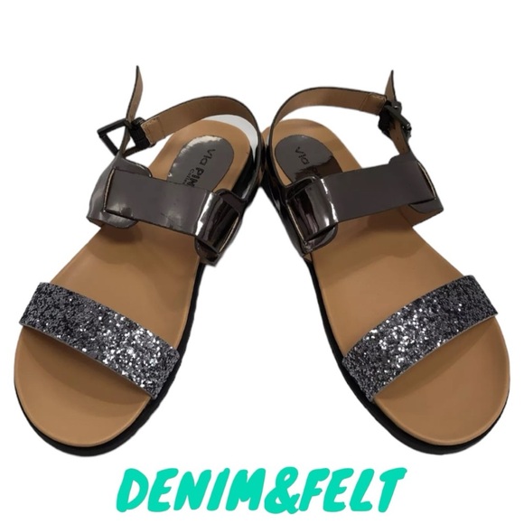 Via Pinky Judith Women's Rose Gold Flat Strappy Sandals | NEW/NEW in BOX!!🩶 - Picture 5 of 10